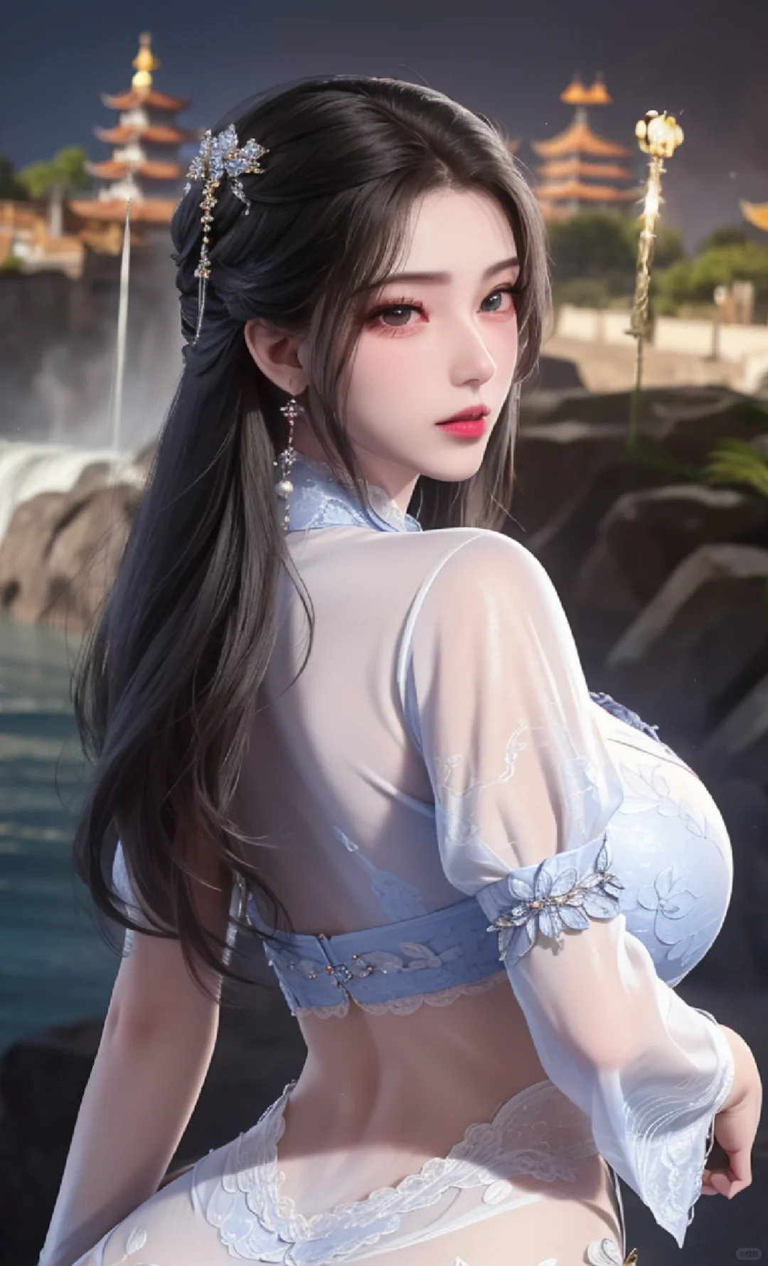 李慕婉回眸背影杀