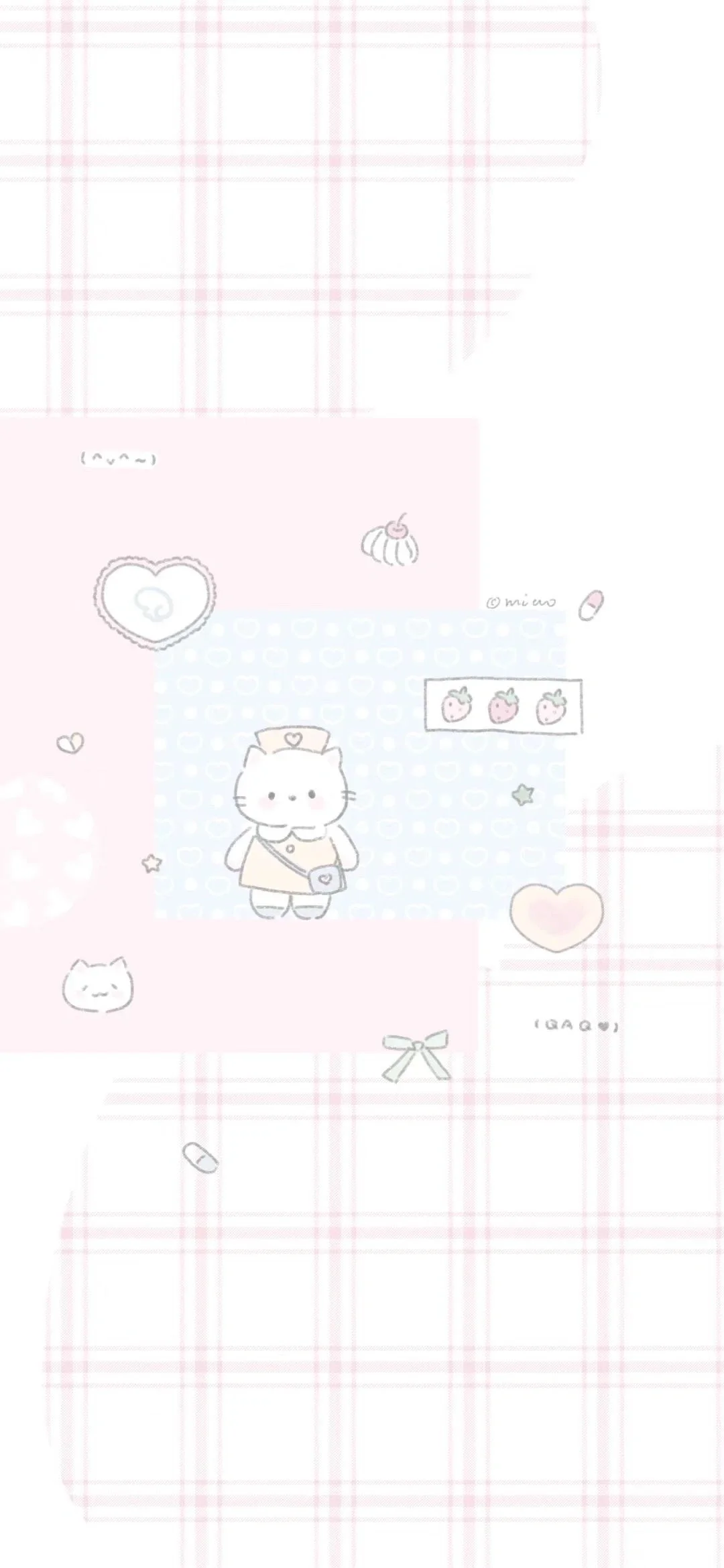 手机壁纸：hello Kitty～～