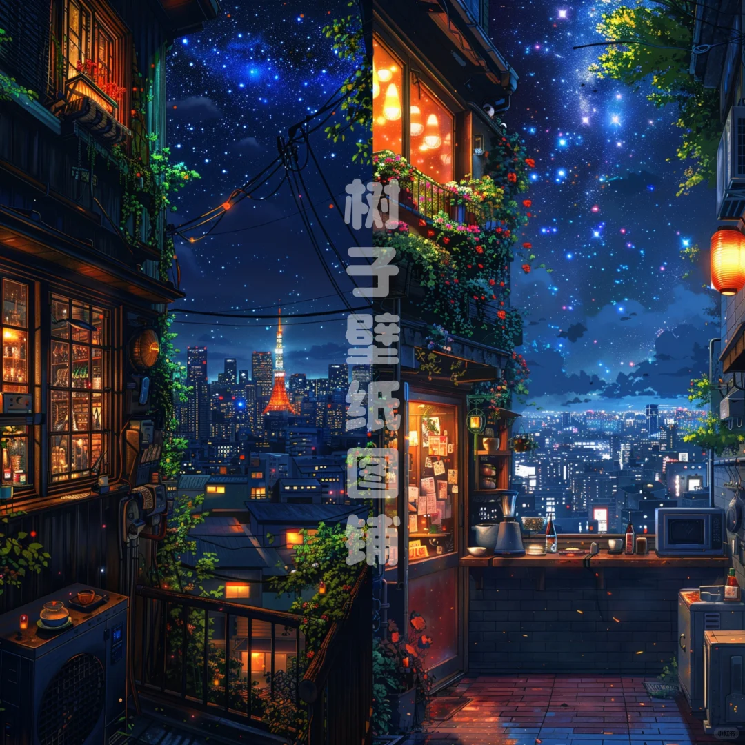 窗外夜景｜高清壁纸