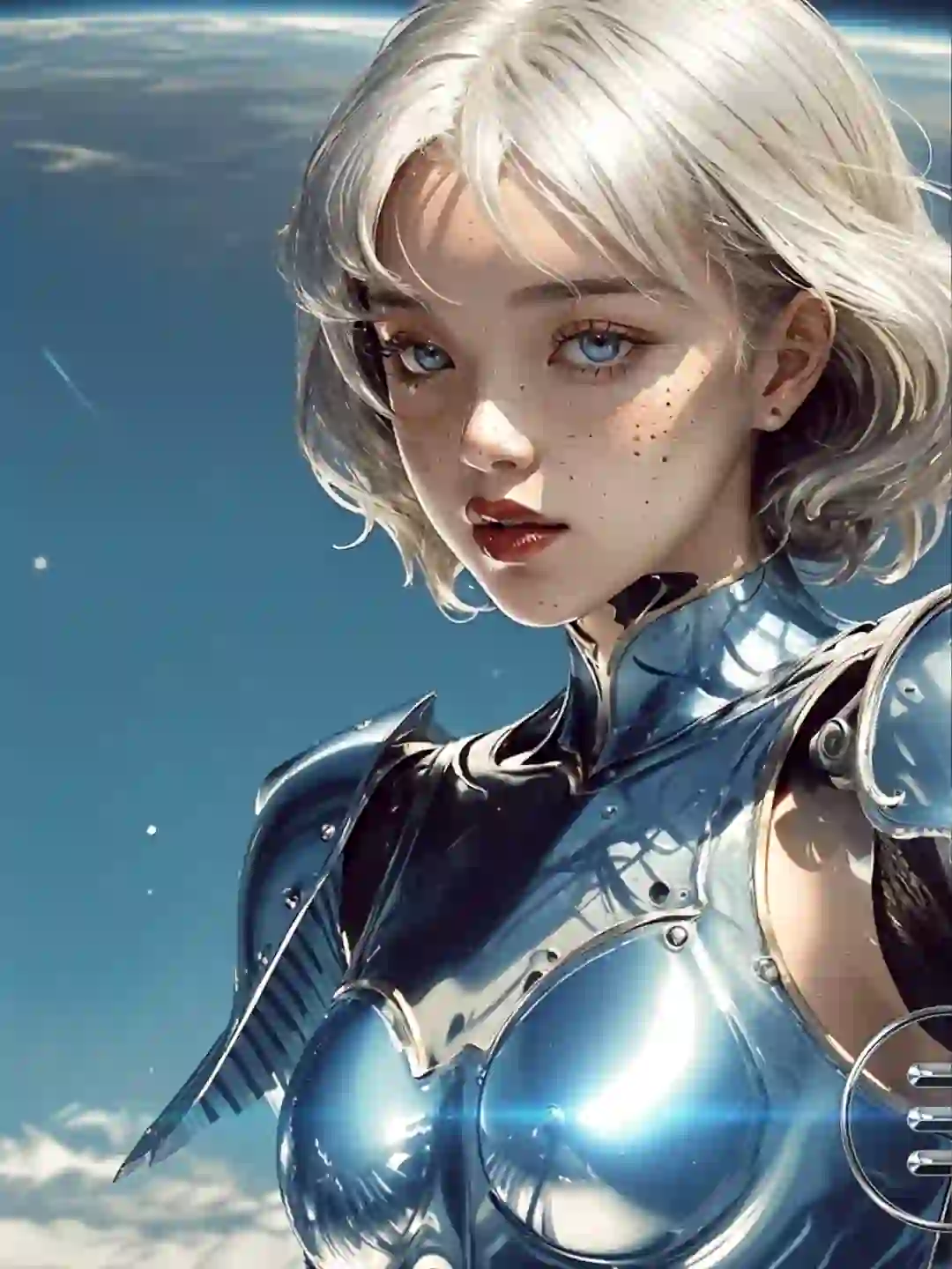 AI绘画 SORAYAMA Vol.IV 太空姬骑士