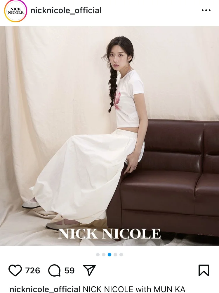 Nick&Nicole 文佳煐女神同款来啦