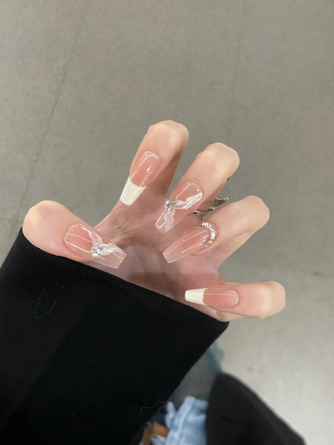 【那条鱼】芭蕾少女网红分丝绸飘带法式💅纯欲