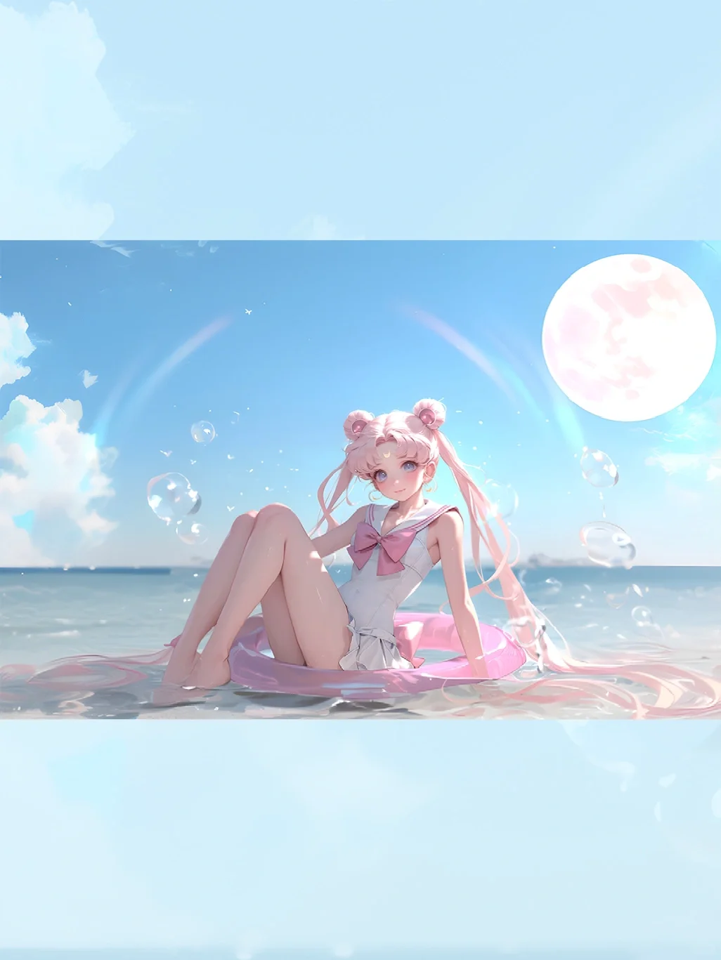 silver lake壁纸🏝️美少女的海边日记💕👙