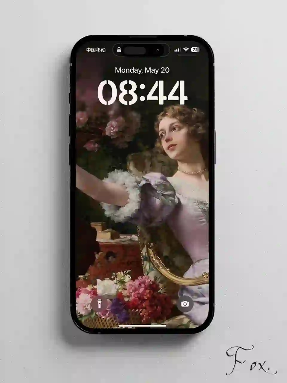 ?399｜名画壁纸??‍♀️Lady lilac dress