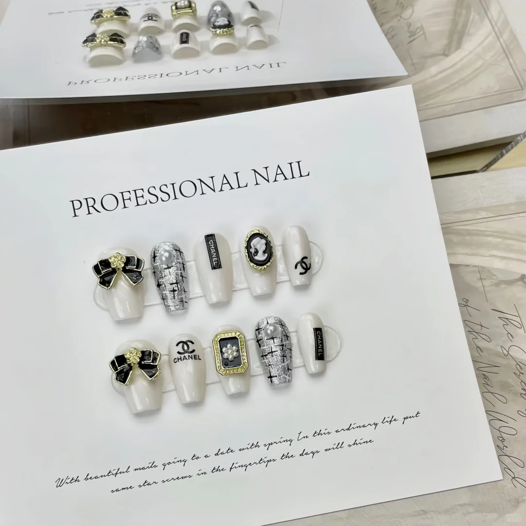 YIBOO Nail｜浪漫纯欲的白色系列穿戴甲~~