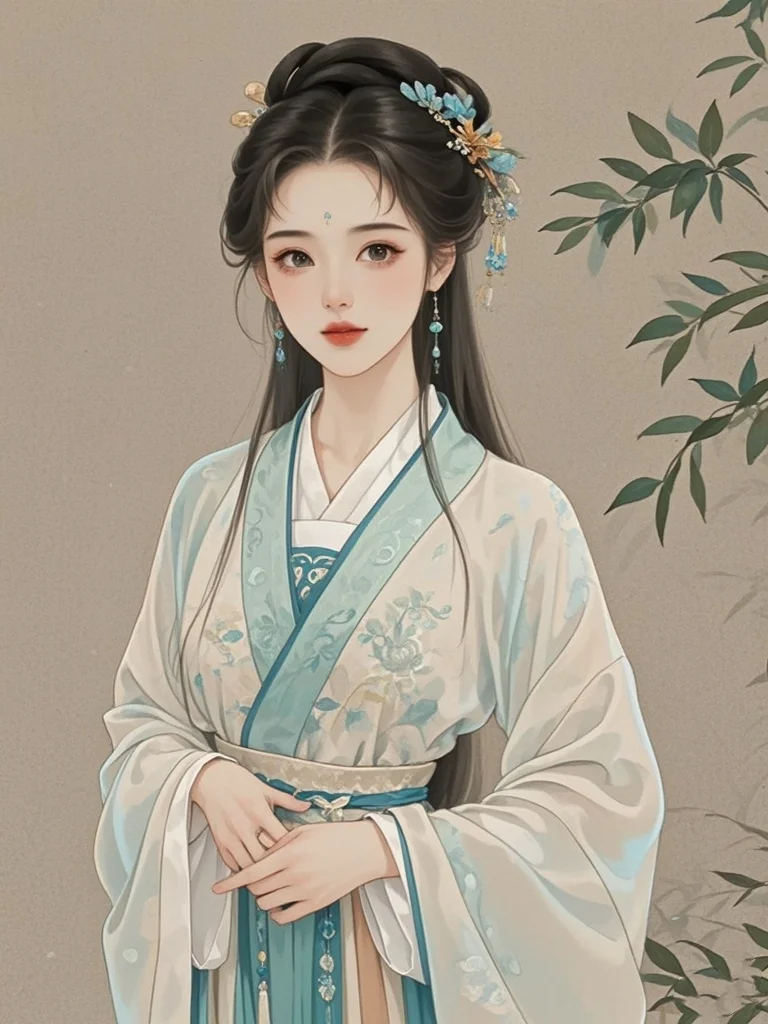 温婉古风美人