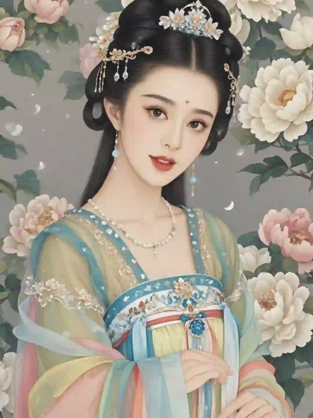 AI绘画 古典美人：绝美如画