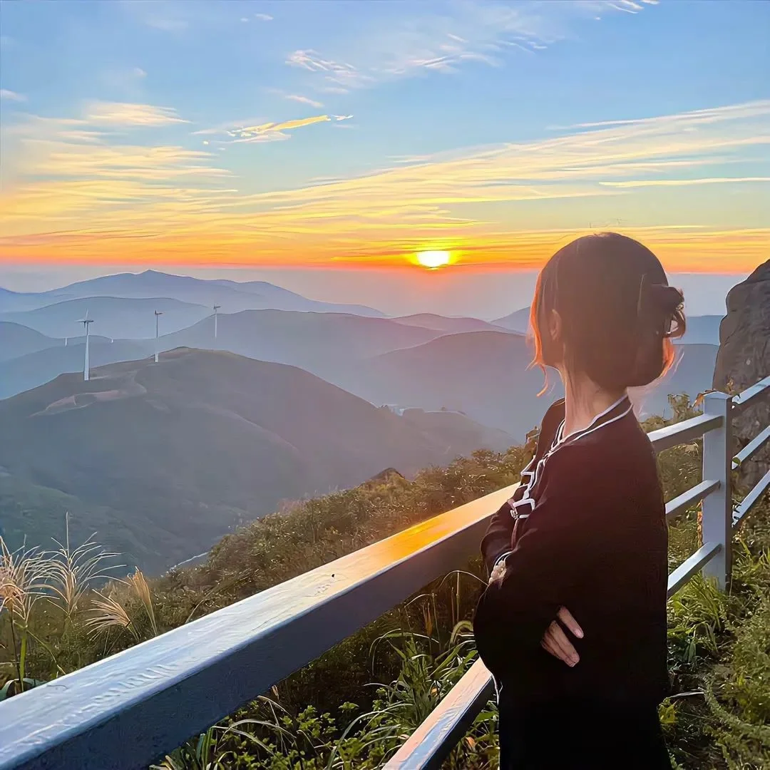 女生唯美高清夕阳头像