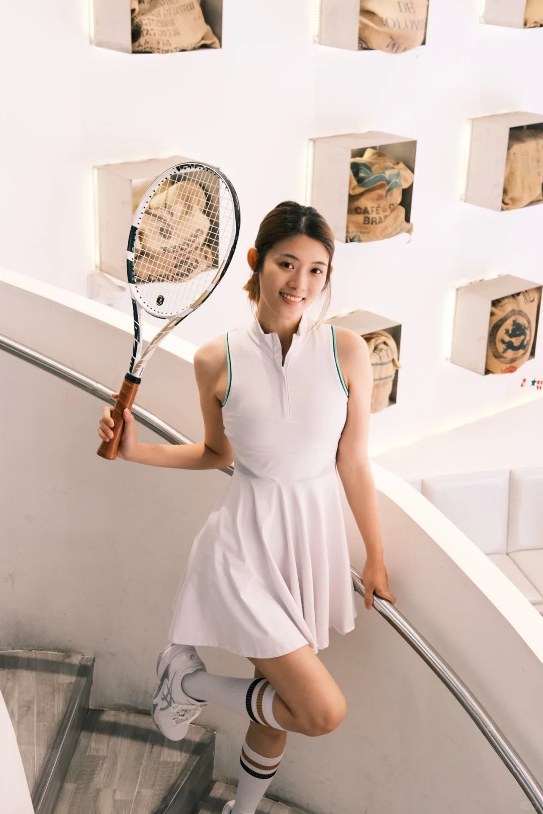 穿上就是网球美少女啦🎾