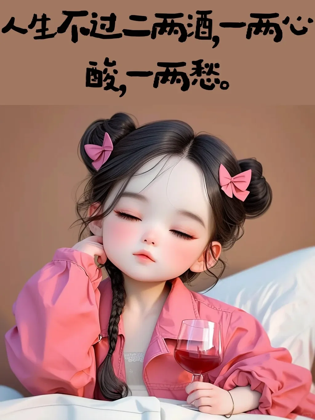 酒后可爱表情包