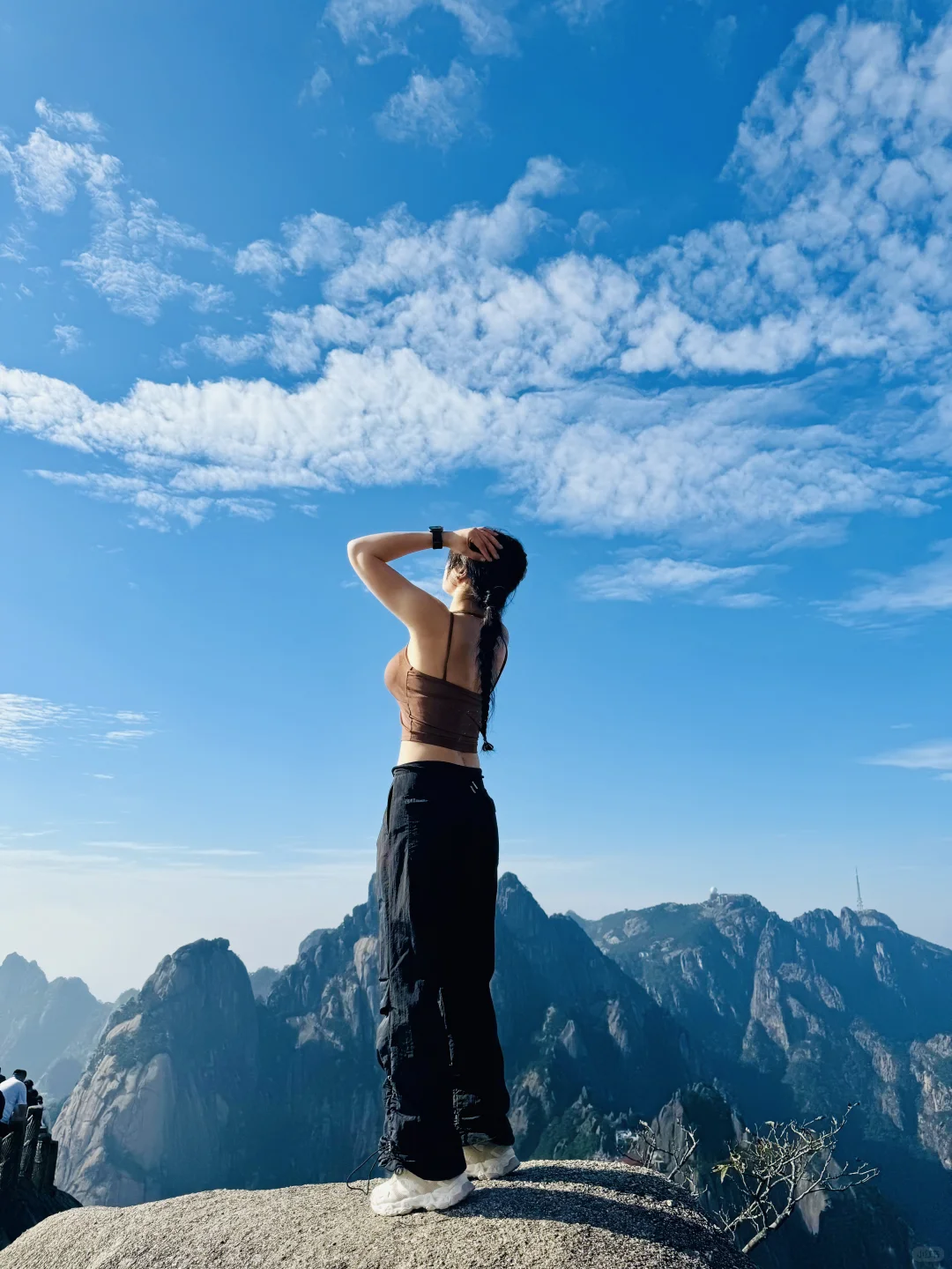 健身女的黄山篇