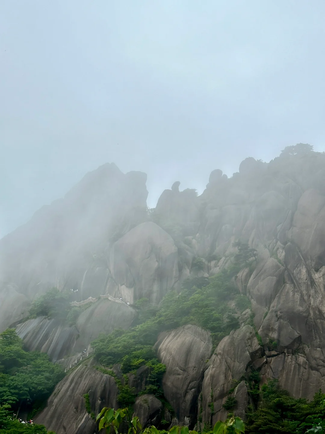 烟雨黄山不一样的美感～