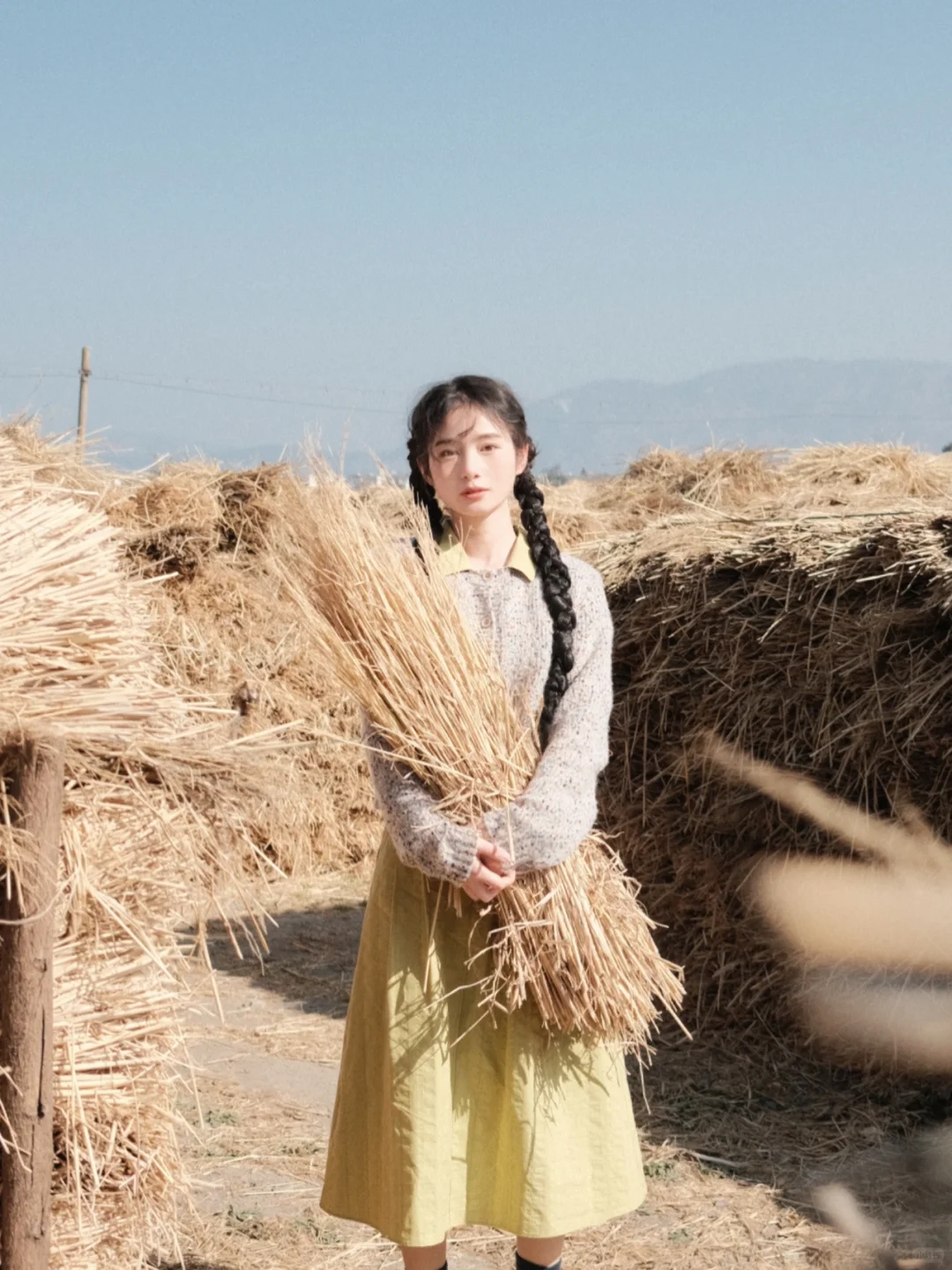 拍一个80年代女知青，富士胶片色直出🎞️