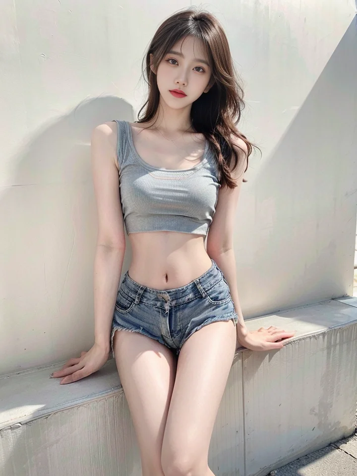 AI绘画 S158｜气质小学妹，绝美的pose