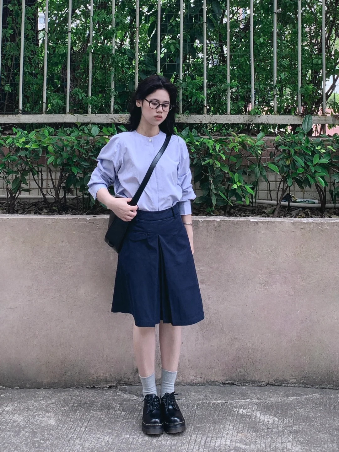 发现小个子真的适合复古少女感书呆子风