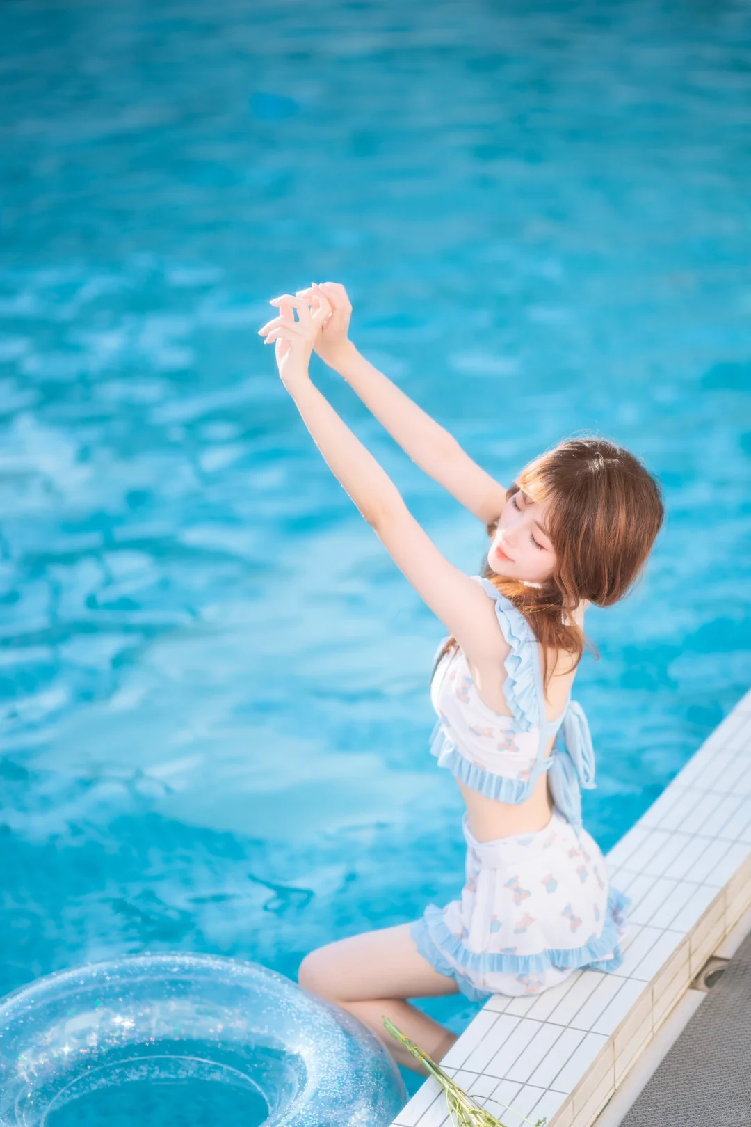 夏日泳装写真｜甜的像入口即化的香草冰淇淋！