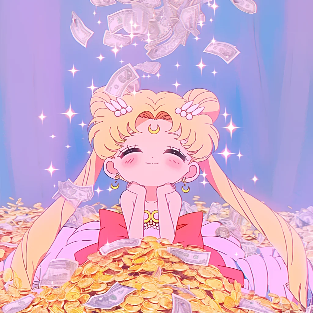 一闪一闪亮金金｜美少女战士头像