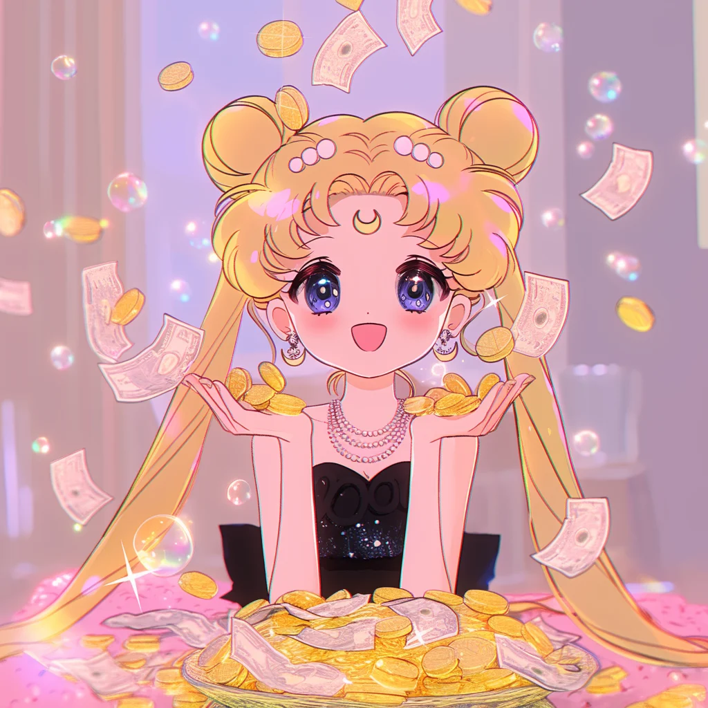 一闪一闪亮金金｜美少女战士头像