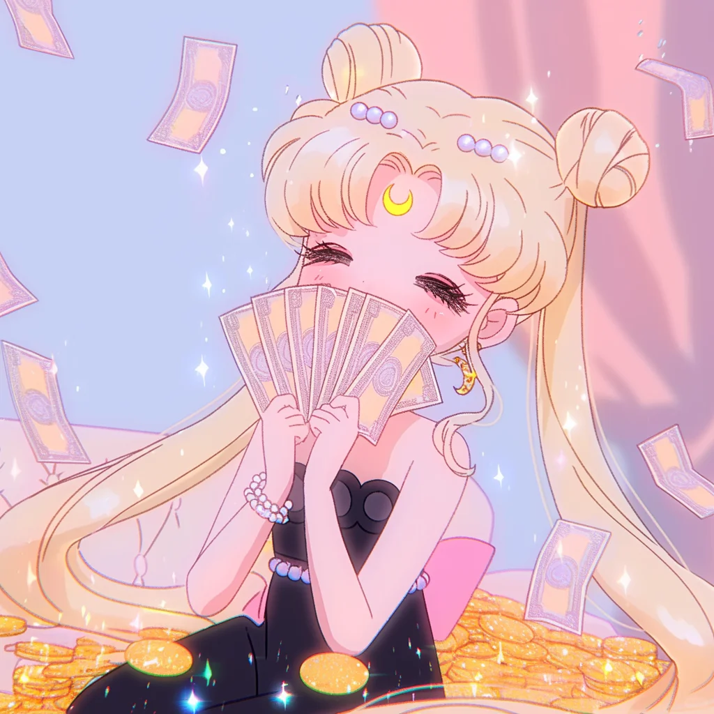 一闪一闪亮金金｜美少女战士头像