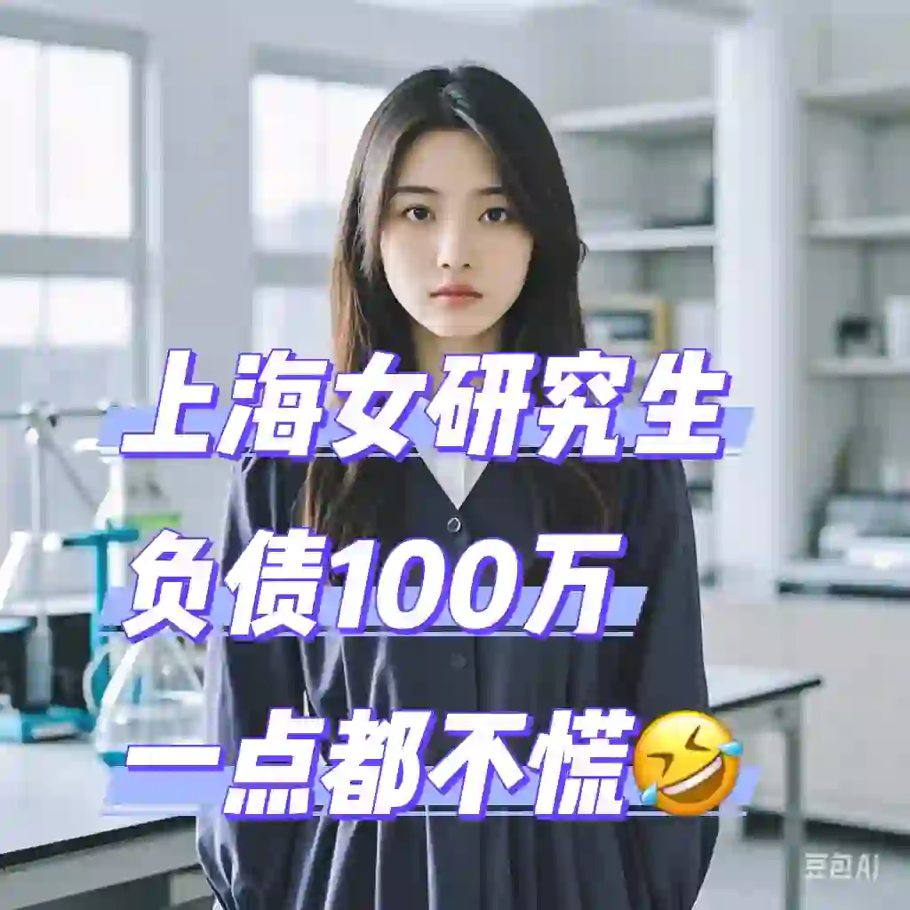 上海女研究生负债100W.居然一点都不慌