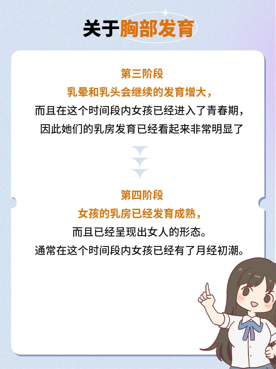 青春期胸部发育，身边人从来不会告诉你这些