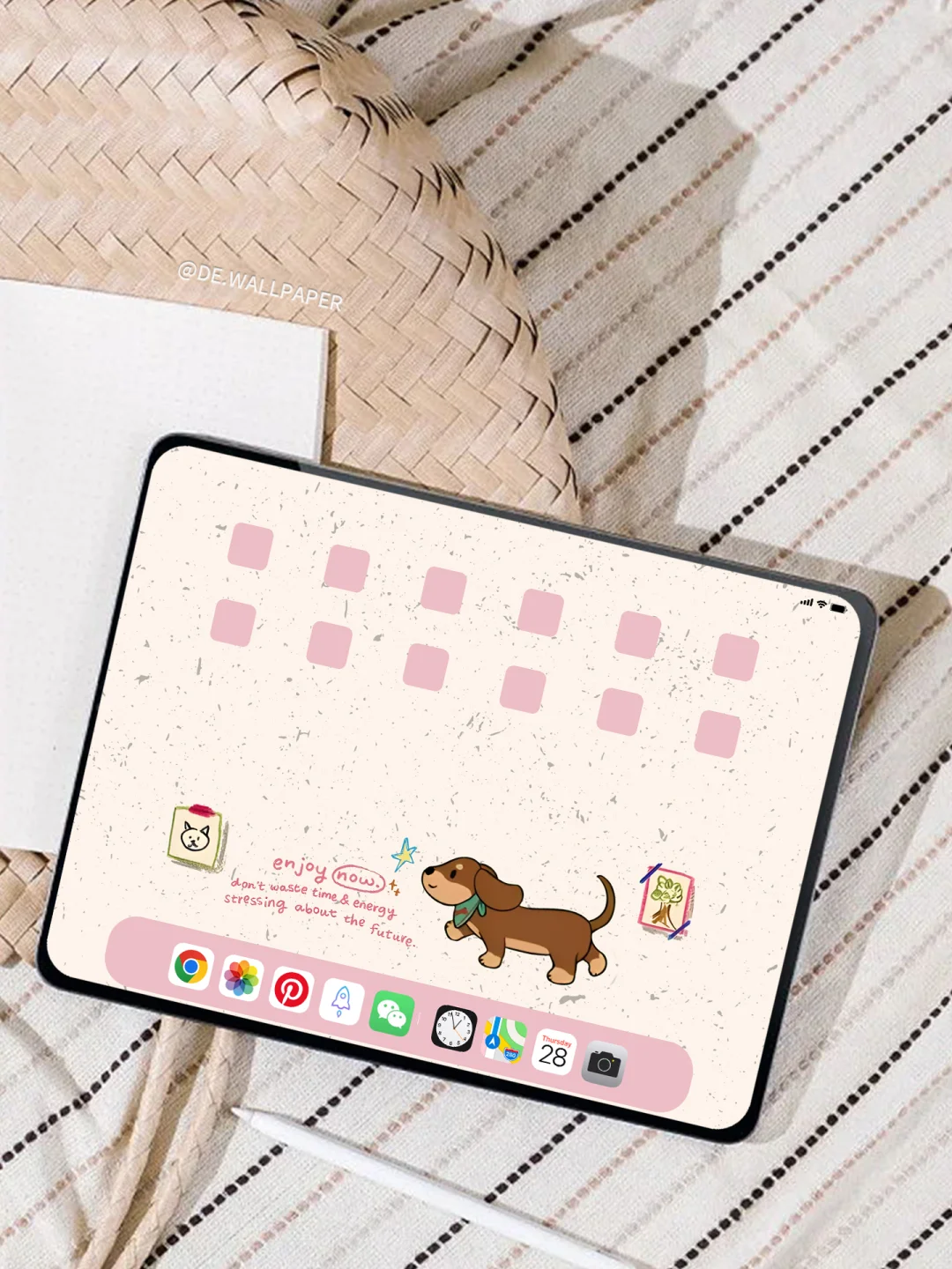 ipad壁纸｜复古腊肠狗｜INS风卡通壁纸