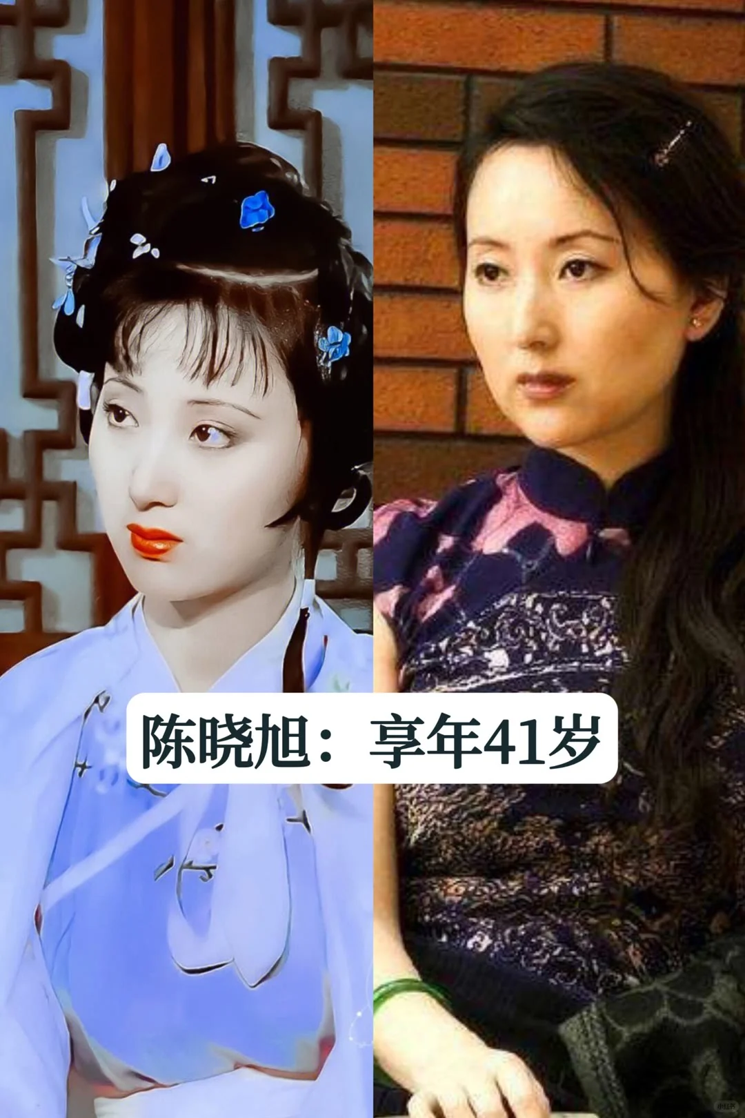 中国影史上的十大美人，今昔对比照