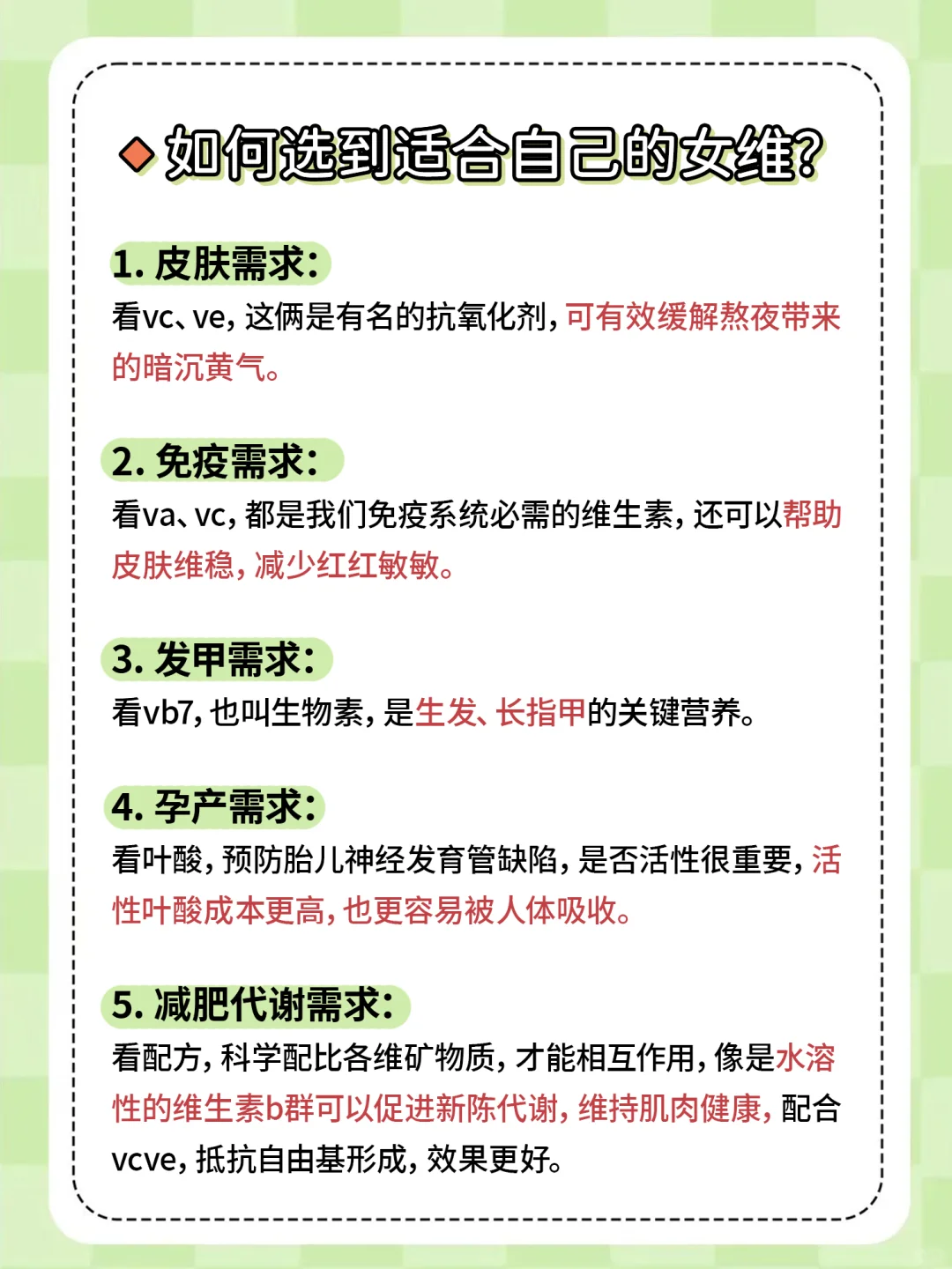 千万别跟风！热门女生维生素真实分享