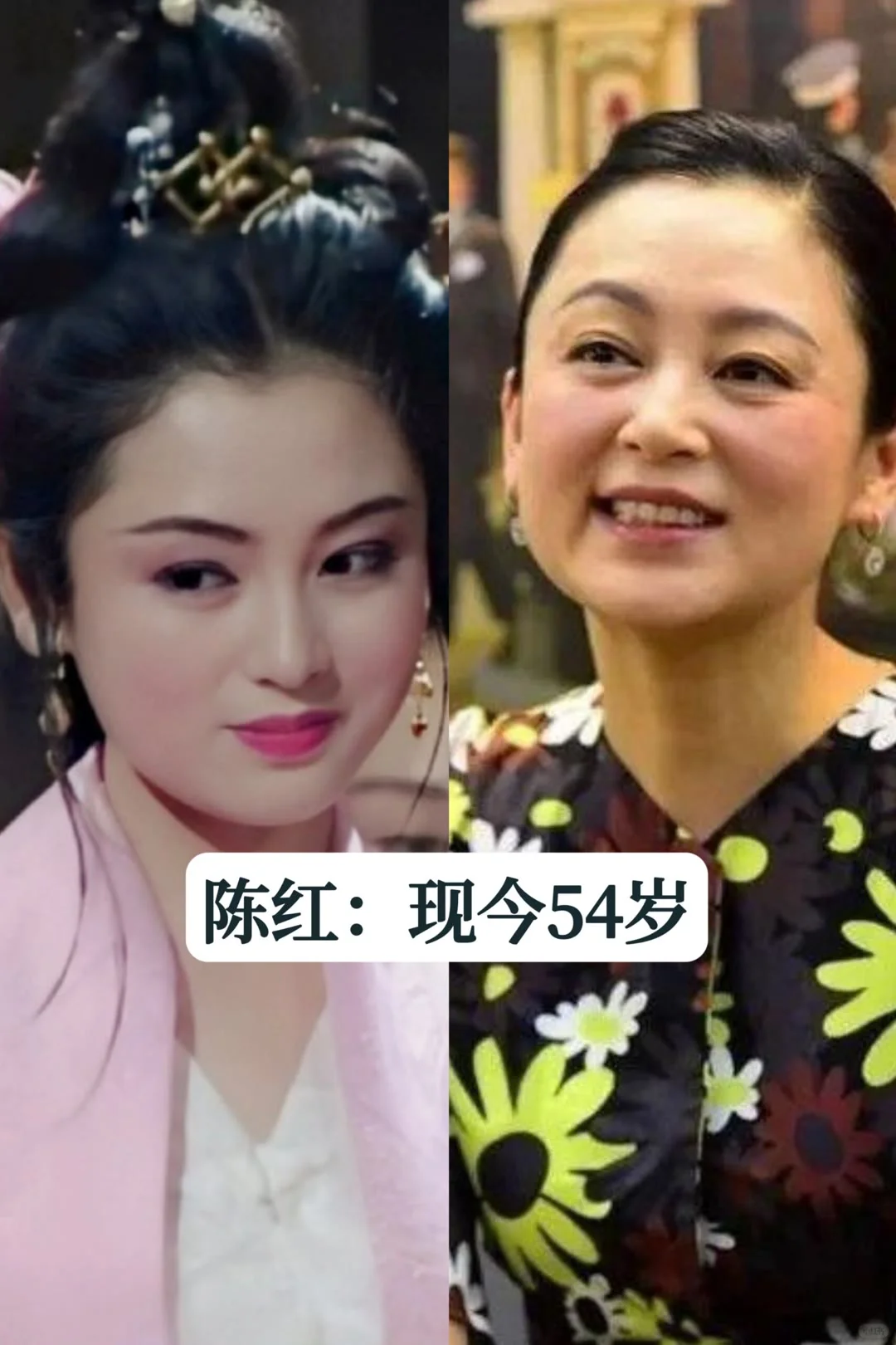 中国影史上的十大美人，今昔对比照