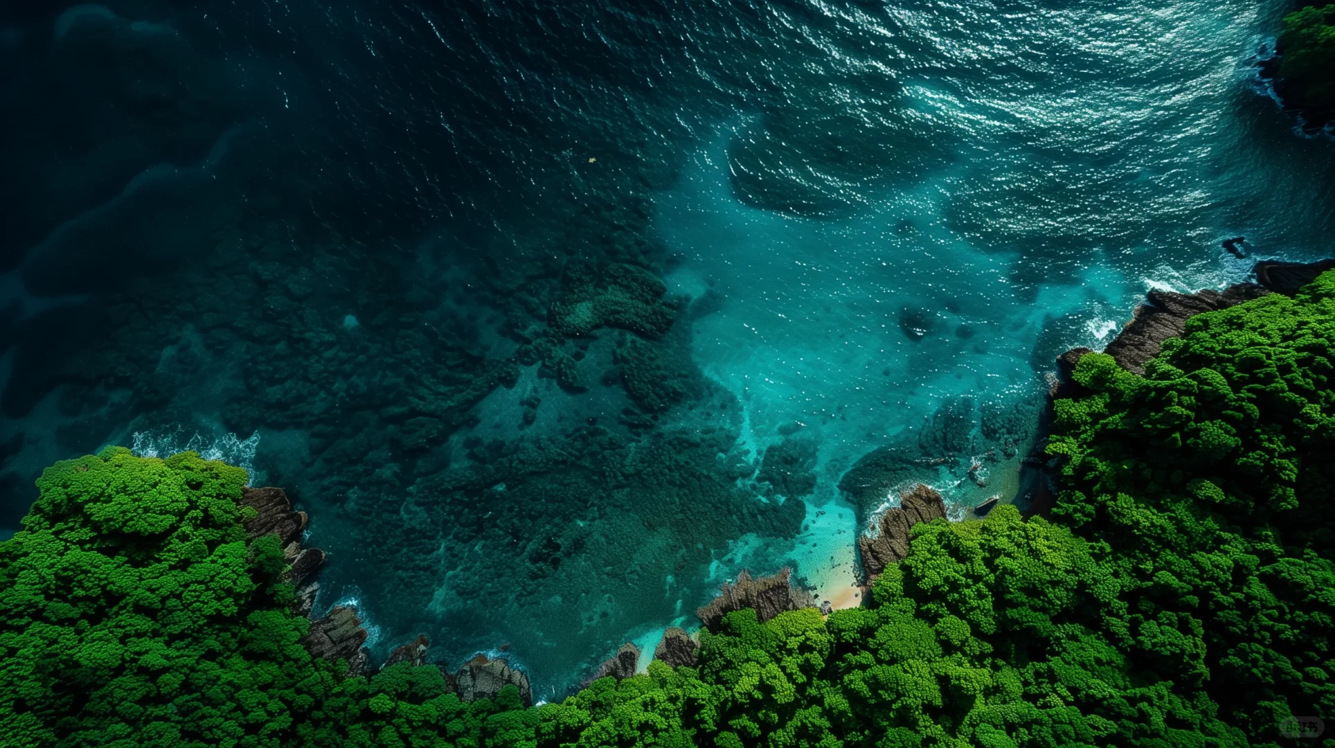 碧海绿野.超清壁纸