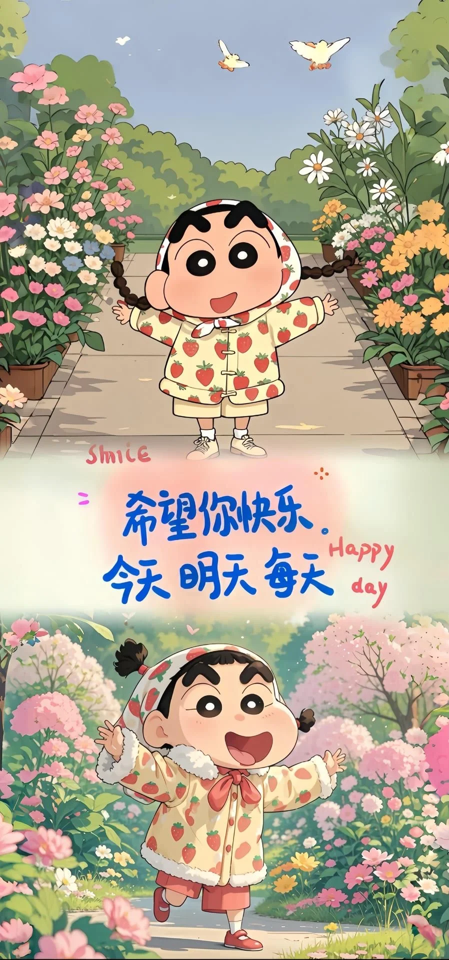 今日份蜡笔小新壁纸～