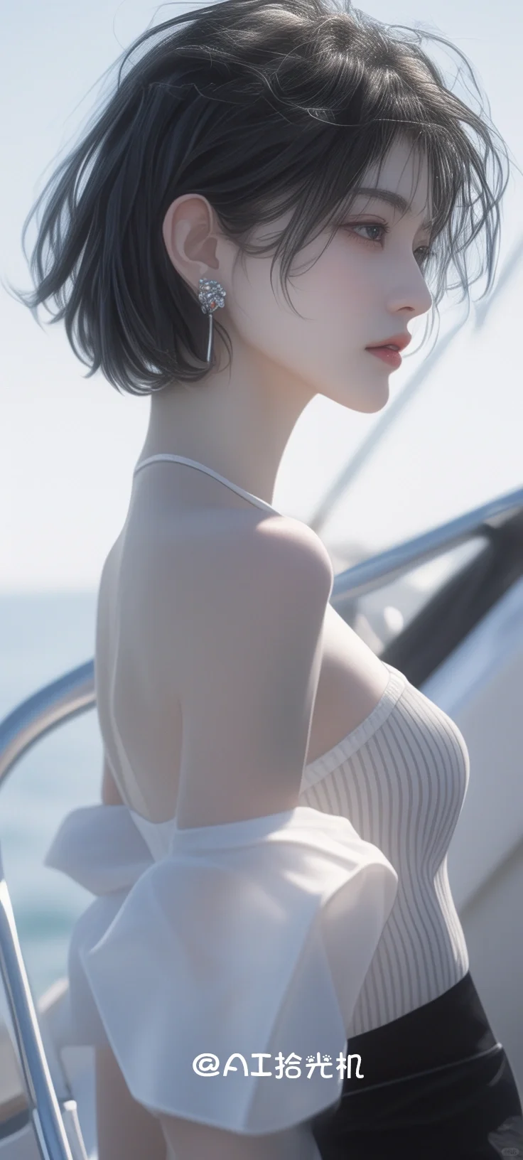 壁纸｜海边美女