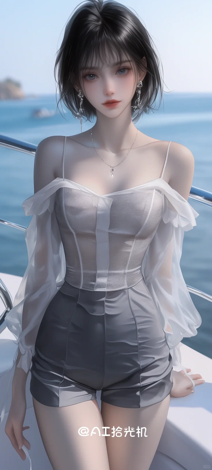 壁纸｜海边美女