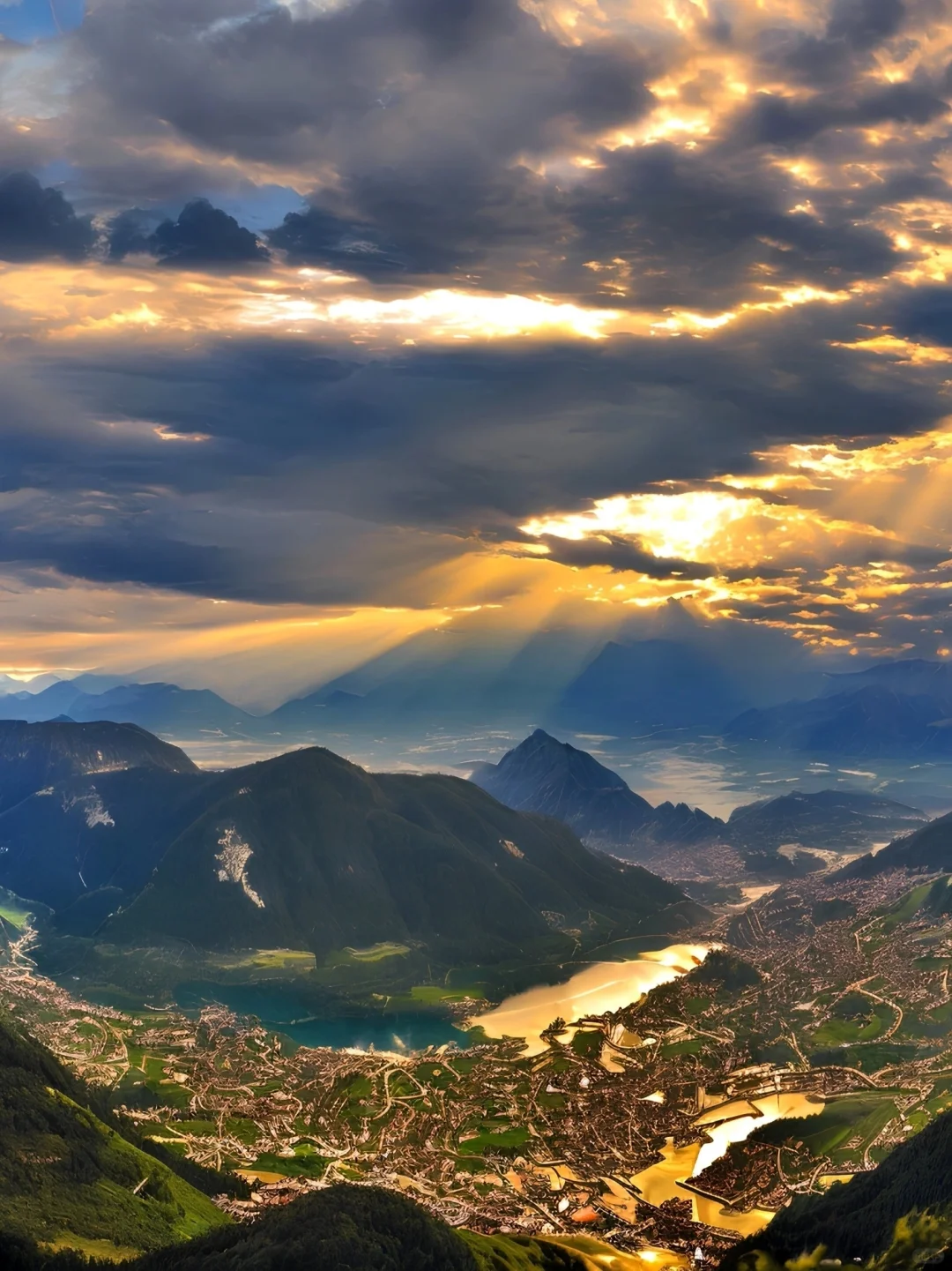 小众背景图丨日照金山