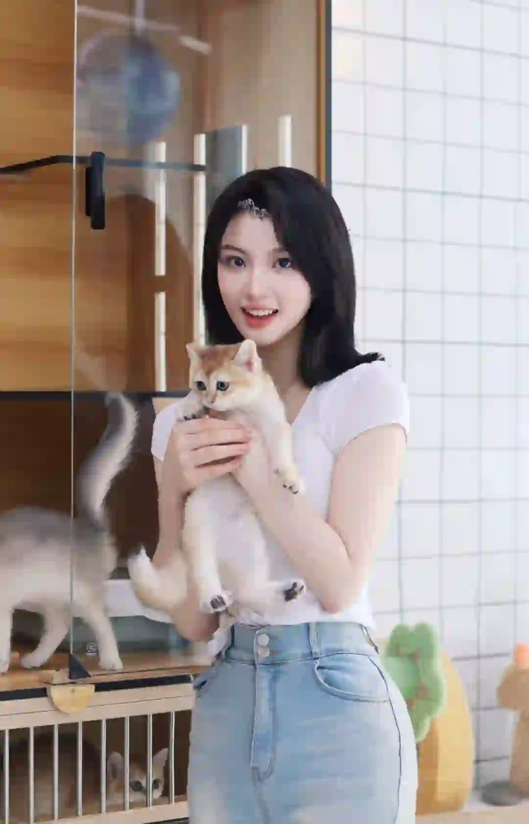 我和小猫?