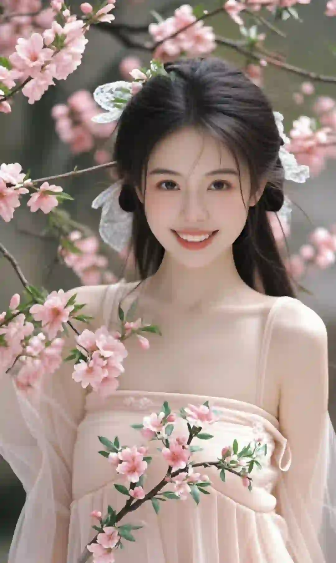 鲜花美人