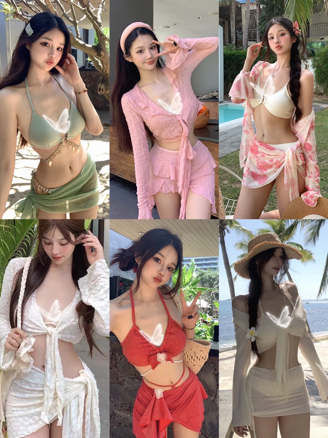 夏日高级感少女泳装合集✨显瘦纯欲美爆?