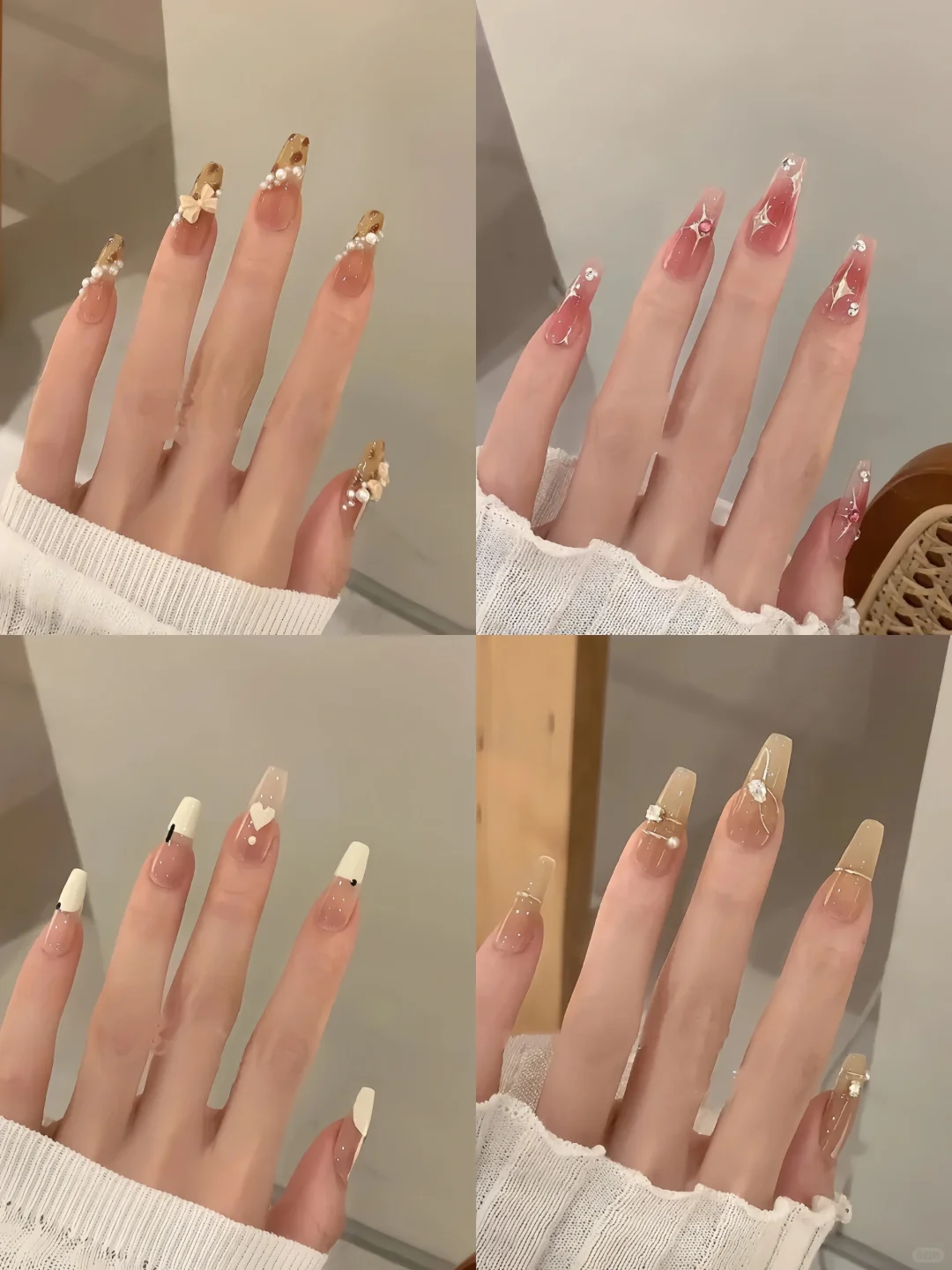 💅纯欲仙女风！显白显手长中长甲大集合✨