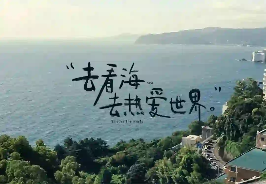 “去看海 去热爱世界”