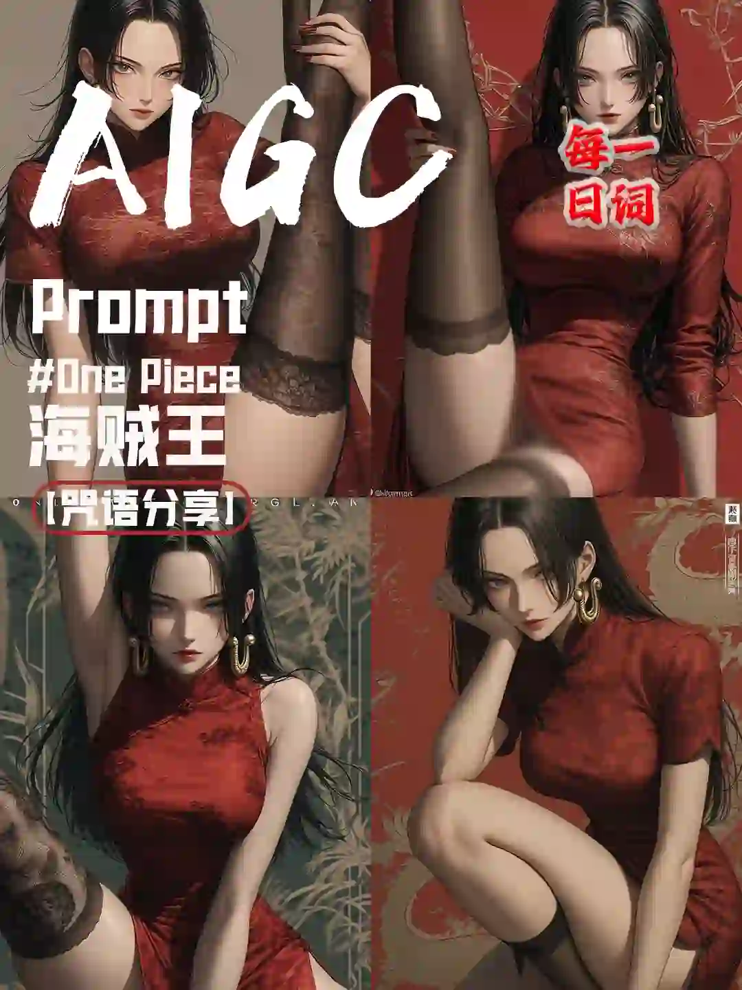 AIGC丨关键词分享 海贼王