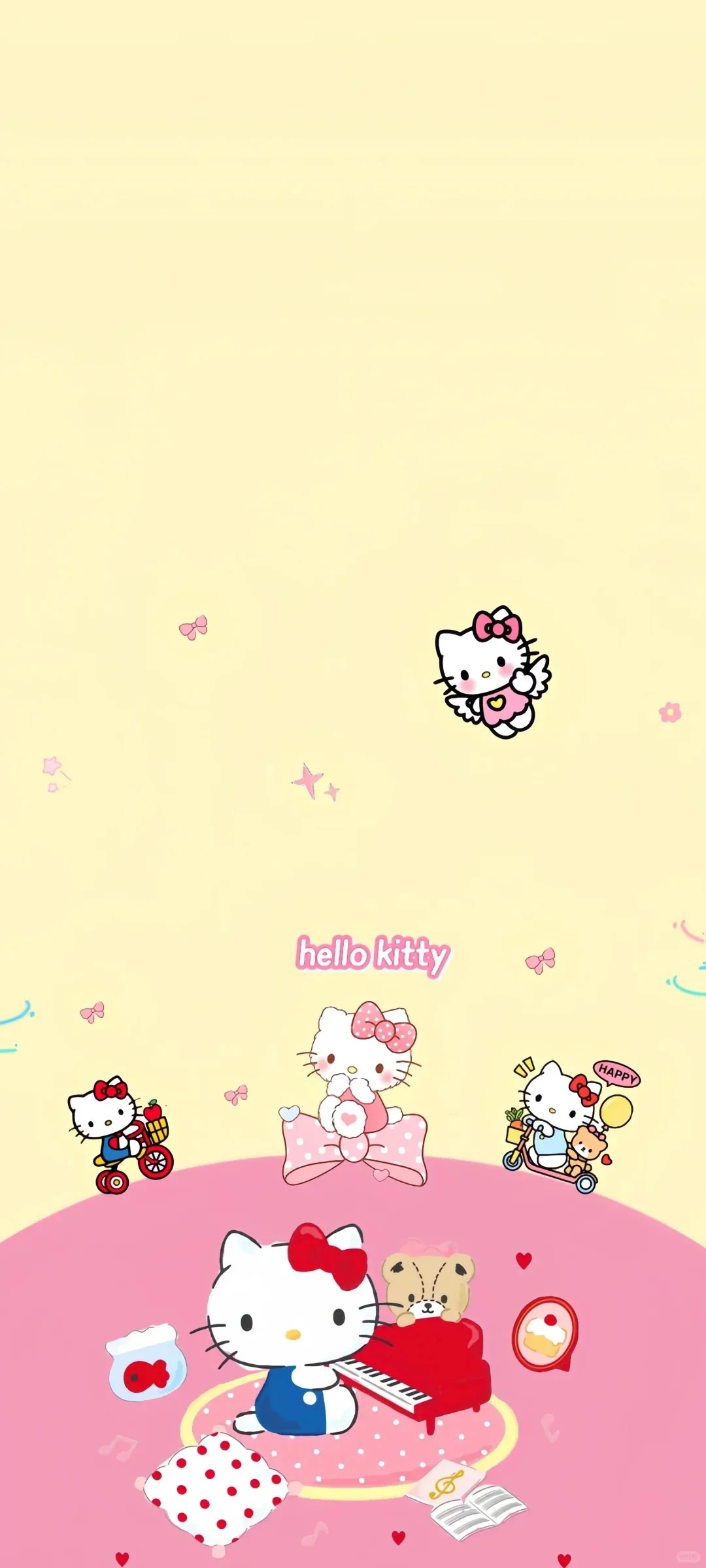 hello Kitty套图手机壁纸 高清无水印