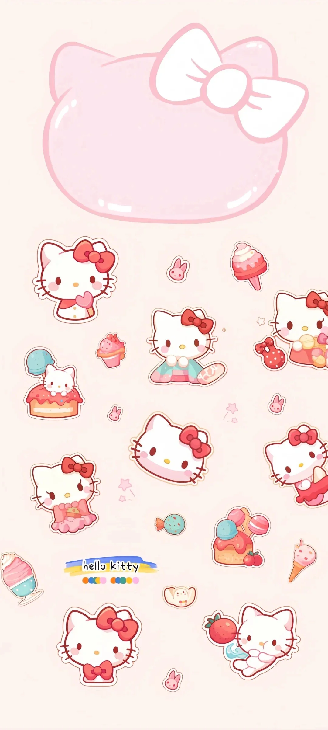 hello Kitty套图手机壁纸 高清无水印