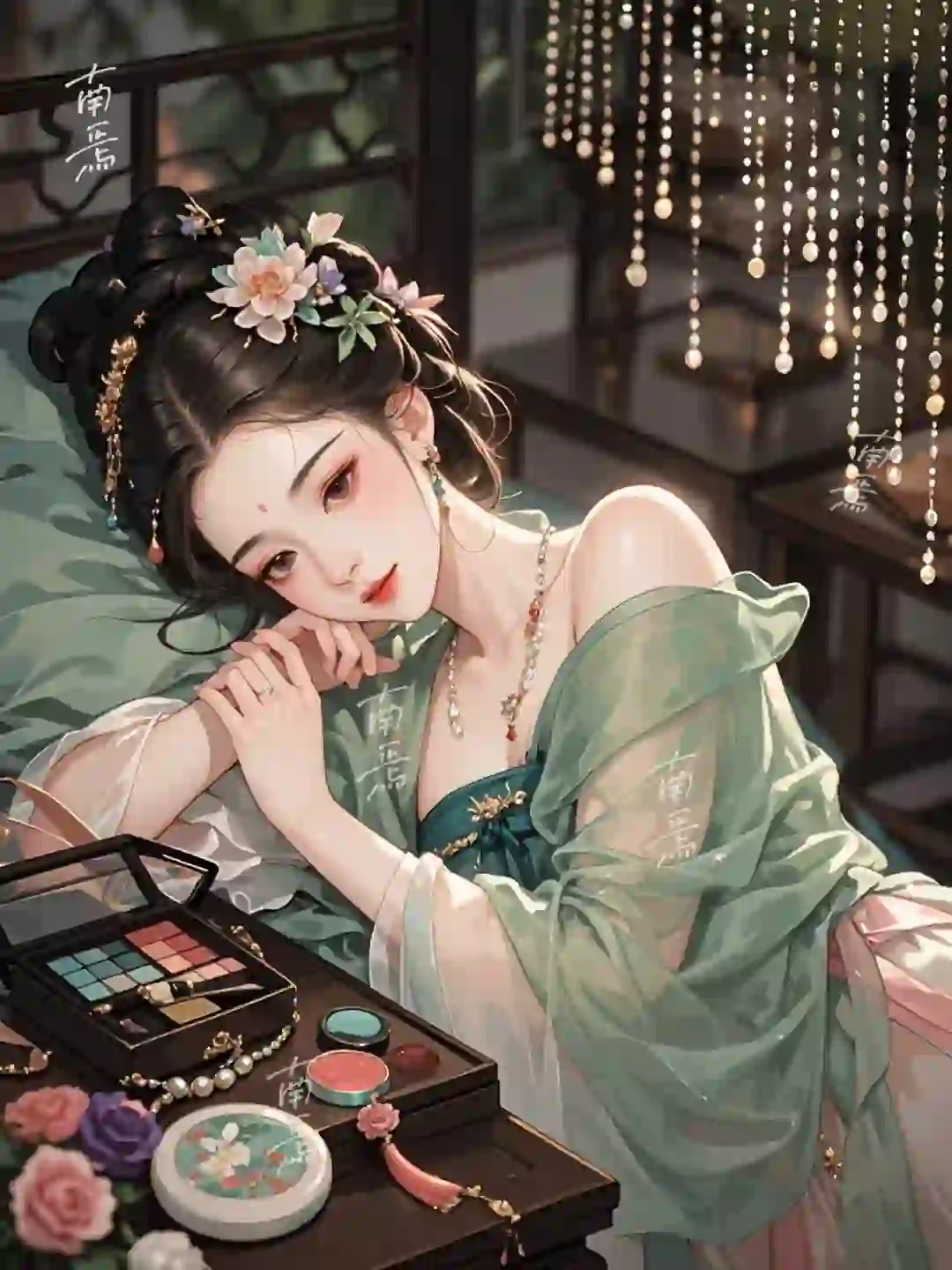 妖娆美人，桃之夭夭，灼灼其华