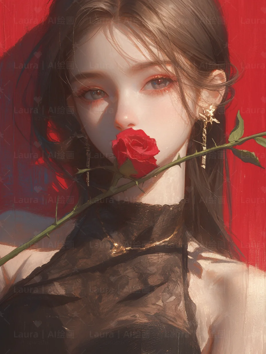 AI绘画｜玫瑰美人🌹