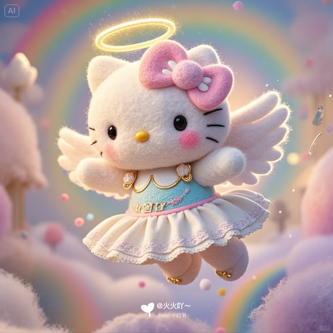 ?HelloKitty变身为可爱小天使来守护啦?