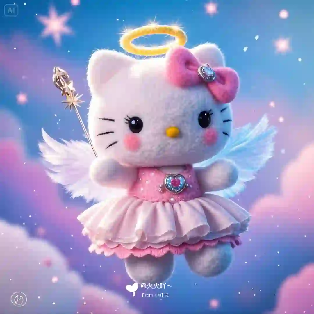 ?HelloKitty变身为可爱小天使来守护啦?