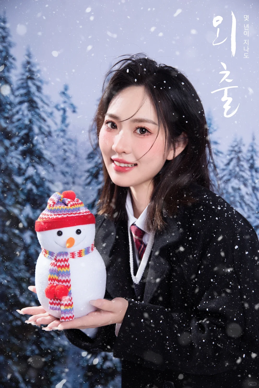 冬日情书＞氛围雪景少女業