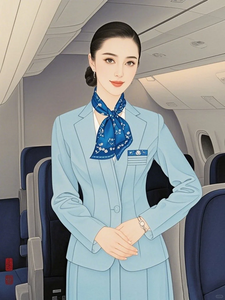 空姐制服，哪个颜色好看？