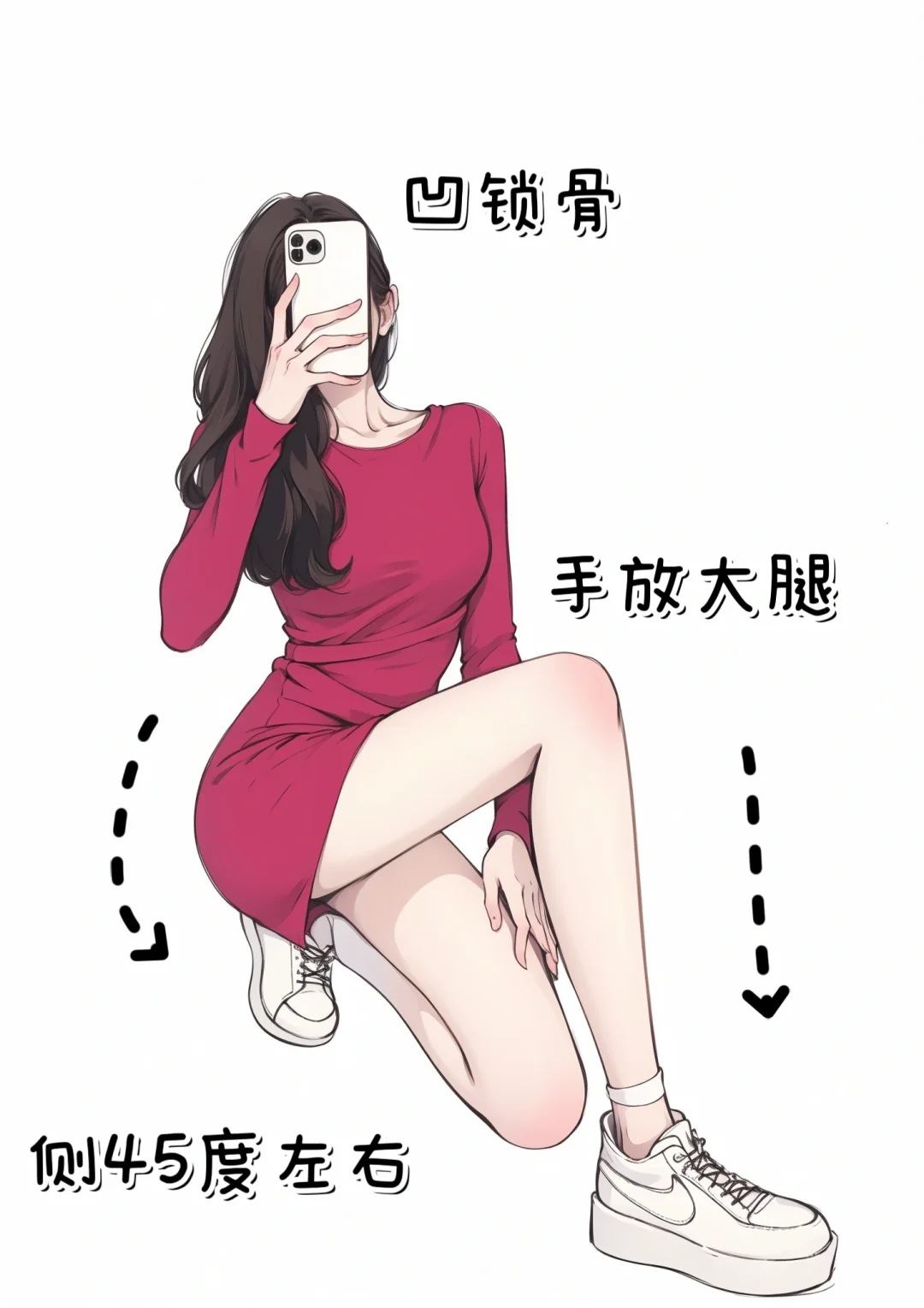 辣妹拍照姿势轻松搞定?