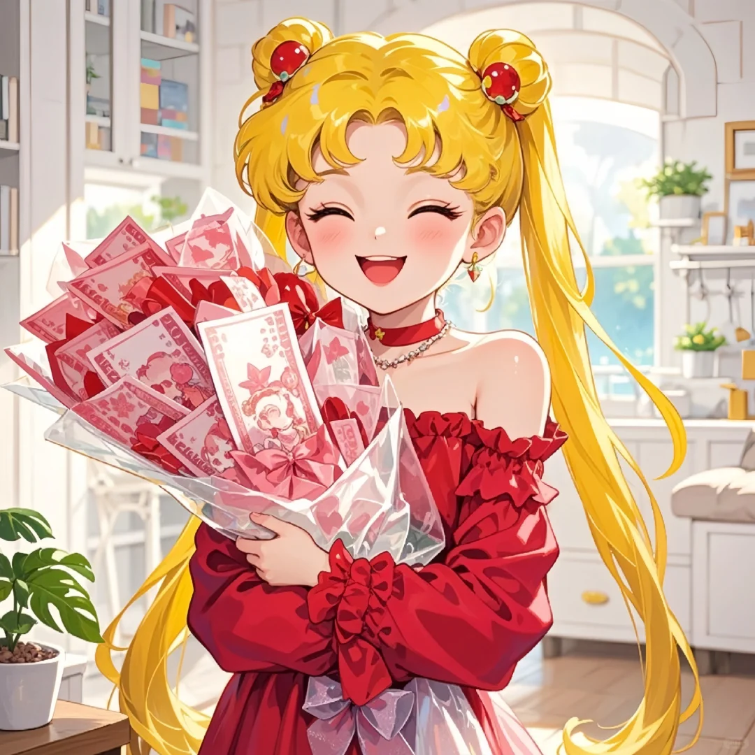 2025当然要有钱花❤️美少女新年头像